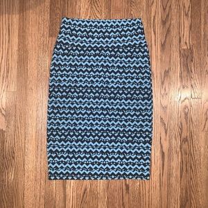 Mint and Black zig zag pattern LuLaRoe Cassie
